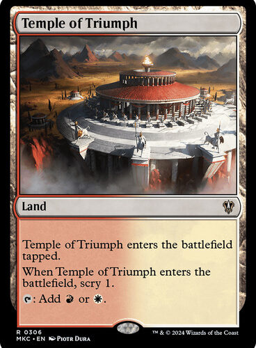 TempleOfTriumph__67033 Temple of Abandon Murders at Karlov Manor Commander