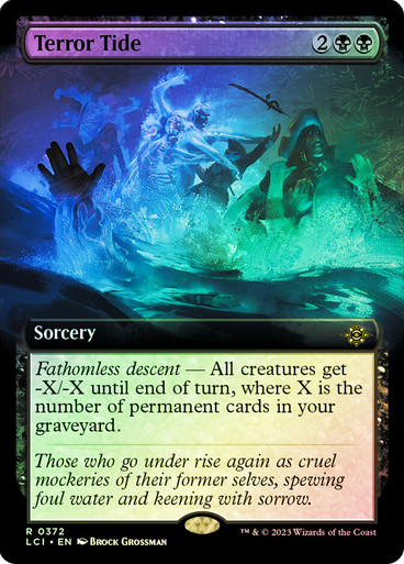TerrorTide372__23617 Terror Tide (Extended Art) The Lost Caverns of Ixalan - Variants Foil