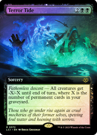 TerrorTide372__23617 Terror Tide (Extended Art) The Lost Caverns of Ixalan - Variants Foil