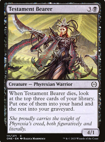 TestamentBearer__34777 Testament Bearer Phyrexia: All Will Be One