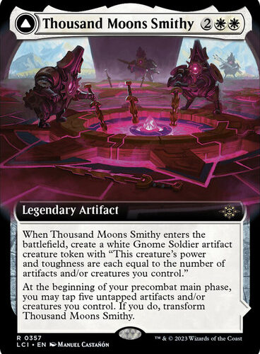 ThousandMoonsSmithy357__15815 Thousand Moons Smithy // Barracks of the Thousand (Extended Art) The Lost Caverns of Ixalan - Variants