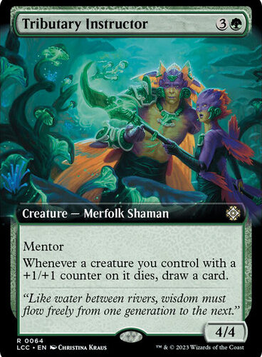 Tributary Instructor (Extended Art) The Lost Caverns of Ixalan Commander