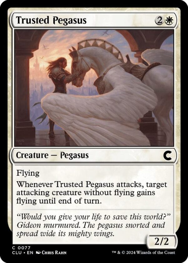 Trusted Pegasus - Ravnica Clue Edition (CLU) Trusted Pegasus - Ravnica: Clue Edition (CLU)