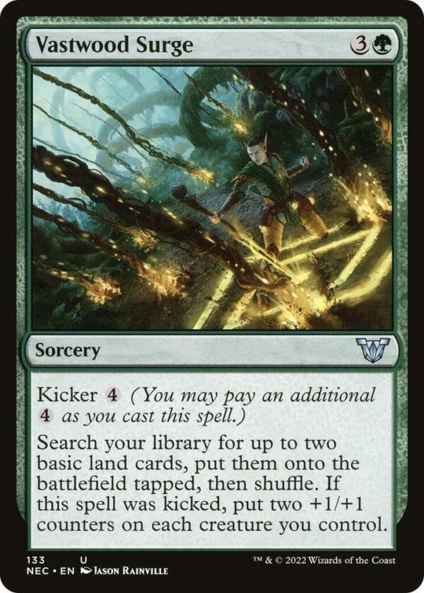 Vastwood Surge - Commander Kamigawa Neon Dynasty (NEC) Vastwood Surge - Commander: Kamigawa: Neon Dynasty (NEC)