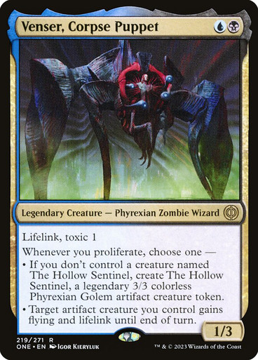 VenserCorpsePuppet__30055 Venser, Corpse Puppet - Phyrexia: All Will Be One (ONE)