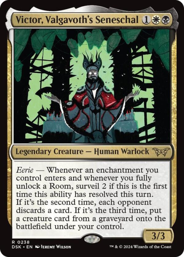 Victor, Valgavoth's Seneschal - Duskmourn House of Horror (DSK) Victor, Valgavoth's Seneschal - Duskmourn: House of Horror (DSK)