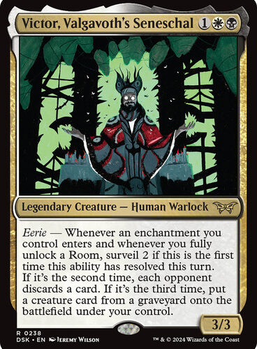 Victor, Valgavoth's Seneschal - Duskmourn: House of Horror (DSK)