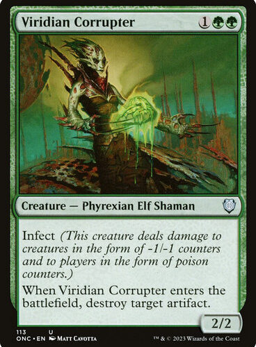 Viridian Corrupter - Commander: Phyrexia: All Will Be One (ONC)