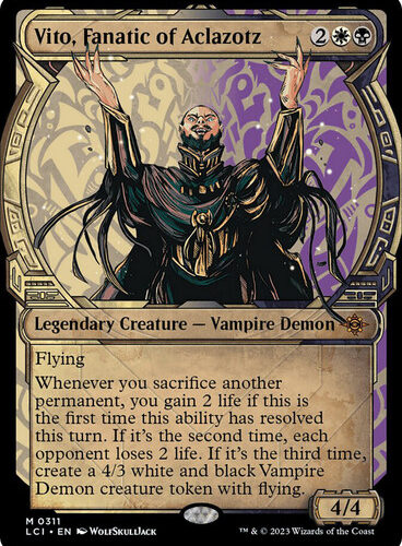 Vito, Fanatic of Aclazotz (Showcase) The Lost Caverns of Ixalan - Variants