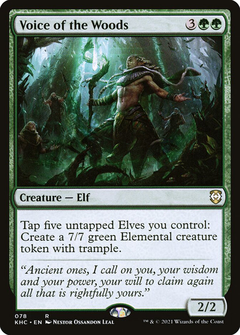 VoiceOfTheWoods__81305 Voice of the Woods Kaldheim Commander