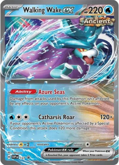 Walking Wake ex - 127 - SV Scarlet & Violet Promo Cards (SVP) Walking Wake ex - 127 - SV: Scarlet & Violet Promo Cards (SVP)