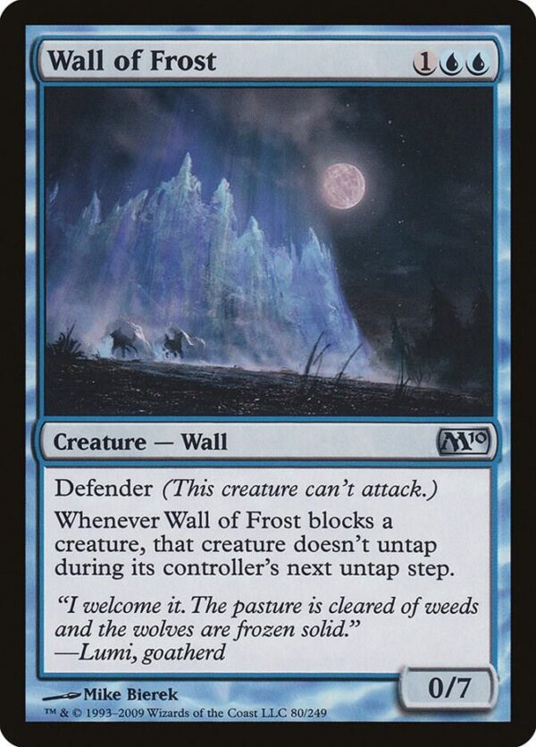 Wall of Frost - Magic 2010 (M10) (M10) Wall of Frost - Magic 2010 (M10) (M10)