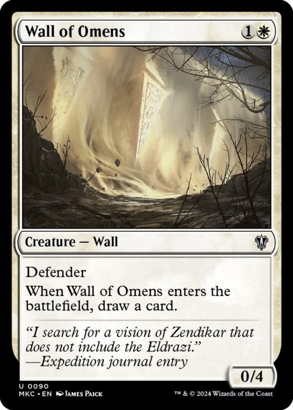 Wall of Omens - Commander Murders at Karlov Manor (MKC) Wall of Omens - Commander: Murders at Karlov Manor (MKC)