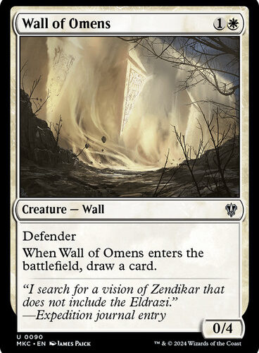 Wall of Omens - Commander: Murders at Karlov Manor (MKC)