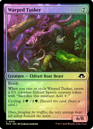 WarpedTusker__65132 Warped Tusker Modern Horizons 3 (Foil)