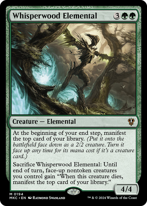 WhisperwoodElemental__41244 Whisperwood Elemental Murders at Karlov Manor Commander