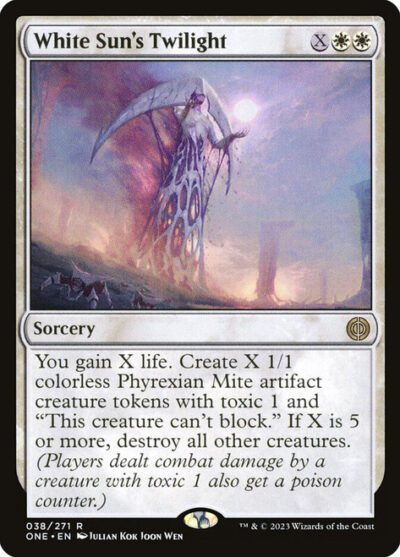 White Sun's Twilight Phyrexia: All Will Be One Foil