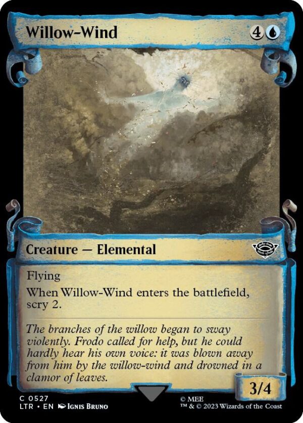 Willow-Wind Willow-Wind (Showcase Scrolls) - Universes Beyond: The Lord of the Rings: Tales of Middle-earth foil