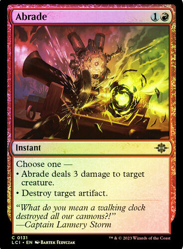 Abrade The Lost Caverns of Ixalan (Foil)