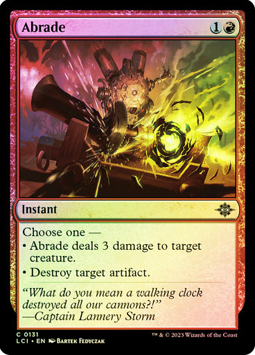 Abrade The Lost Caverns of Ixalan (Foil)