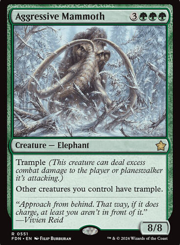 Aggressive Mammoth Foundations