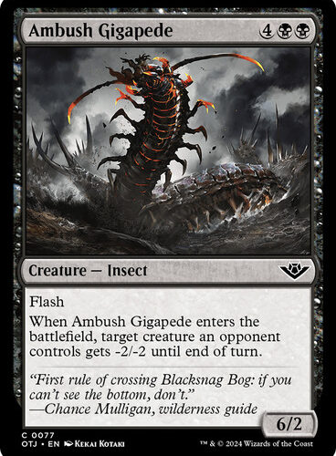 Ambush Gigapede Outlaws of Thunder Junction