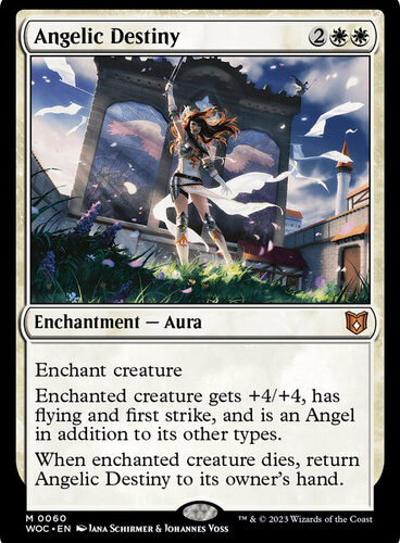 Angelic Destiny Wilds of Eldraine Commander