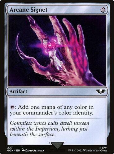 Arcane Signet (#227) Warhammer 40,000 Commander
