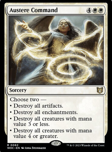 Austere Command Wilds of Eldraine Commander