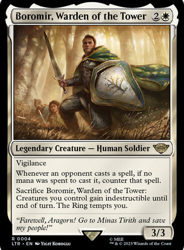 Boromir, Warden of the Tower The Lord of the Rings