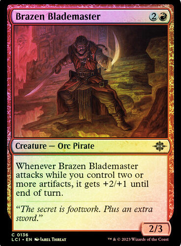 Brazen Blademaster The Lost Caverns of Ixalan (Foil)