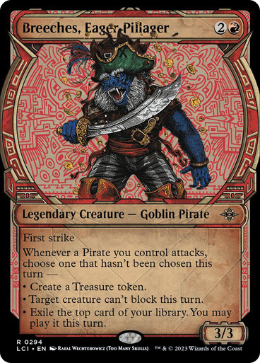 BreechesEagerPillager294__02942 Breeches, Eager Pillager (Showcase) The Lost Caverns of Ixalan - Variants