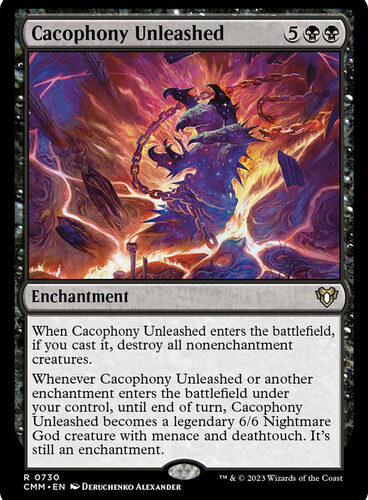 Cacophony Unleashed Commander Masters