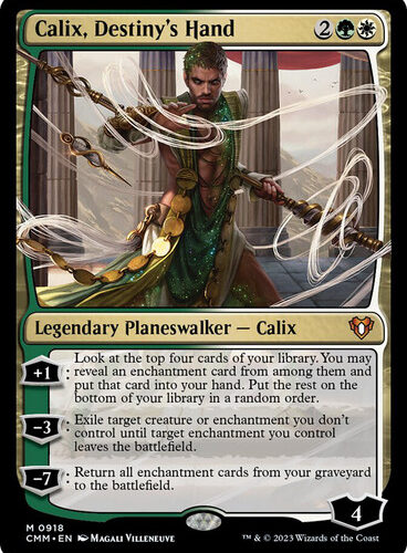 Calix, Destiny's Hand Commander Masters