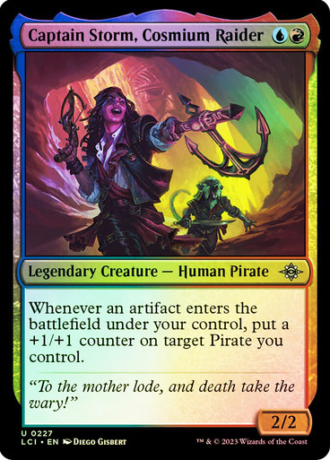 CaptainStormCosmiumRaider__48112 Captain Storm, Cosmium Raider The Lost Caverns of Ixalan (Foil)