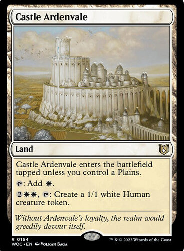 CastleArdenvale__42134 Castle Ardenvale Wilds of Eldraine Commander