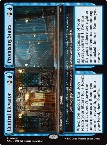 Central Elevator // Promising Stairs Duskmourn: House of Horror