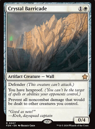 Crystal Barricade Foundations