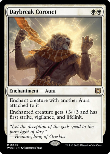 Daybreak Coronet Wilds of Eldraine Commander