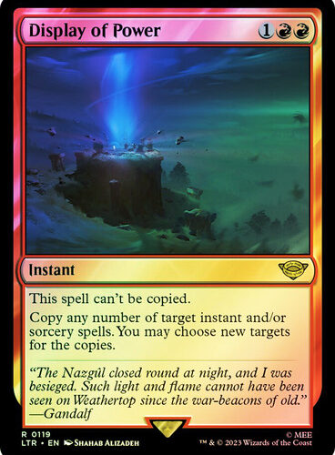 Display of Power The Lord of the Rings (Foil)