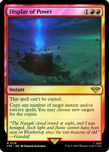 DisplayOfPower__69349 Display of Power The Lord of the Rings (Foil)