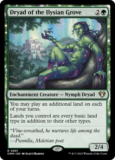 Dryad of the Ilysian Grove Commander Masters
