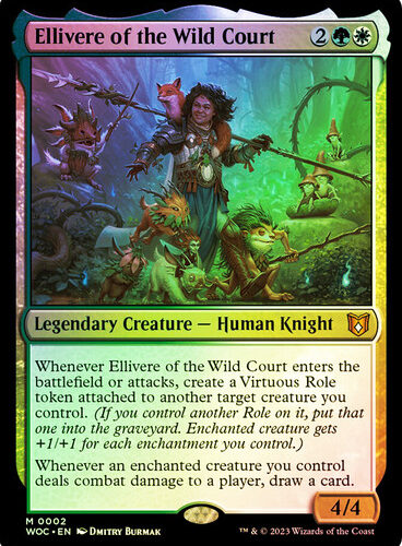 Ellivere of the Wild Court Wilds of Eldraine Commander (Foil)
