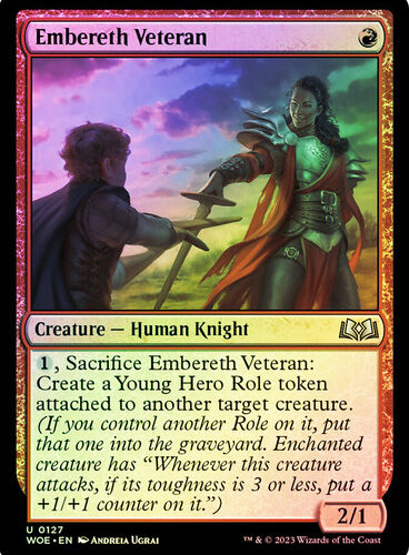 Embereth Veteran Wilds of Eldraine (Foil)