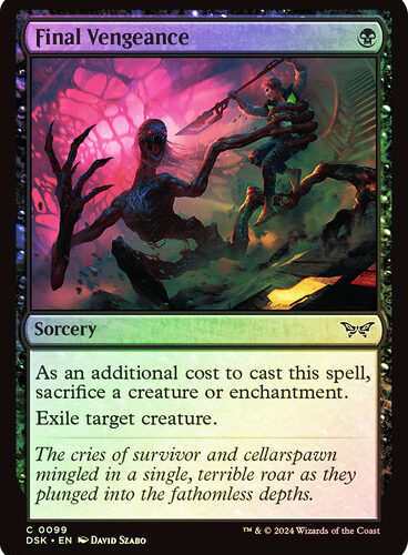 Final Vengeance Duskmourn: House of Horror (Foil)