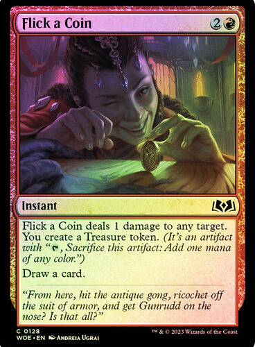 Flick a Coin Wilds of Eldraine (Foil)