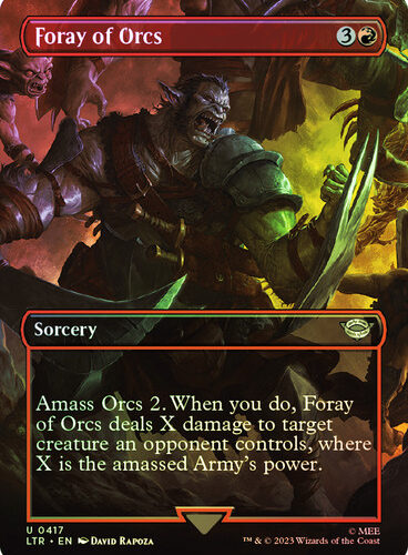 Foray of Orcs (Borderless) The Lord of the Rings - Variants (Foil)
