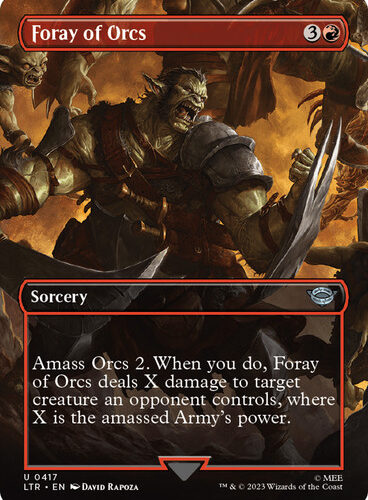 Foray of Orcs (Borderless) The Lord of the Rings - Variants