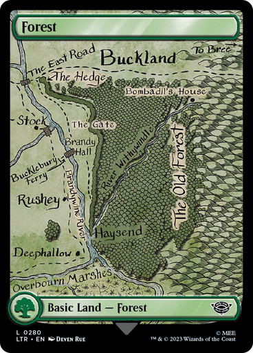 Forest280__42626 Forest (#280) (Full Art) The Lord of the Rings