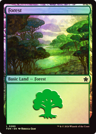 Forest (#280) Foundations (Foil)